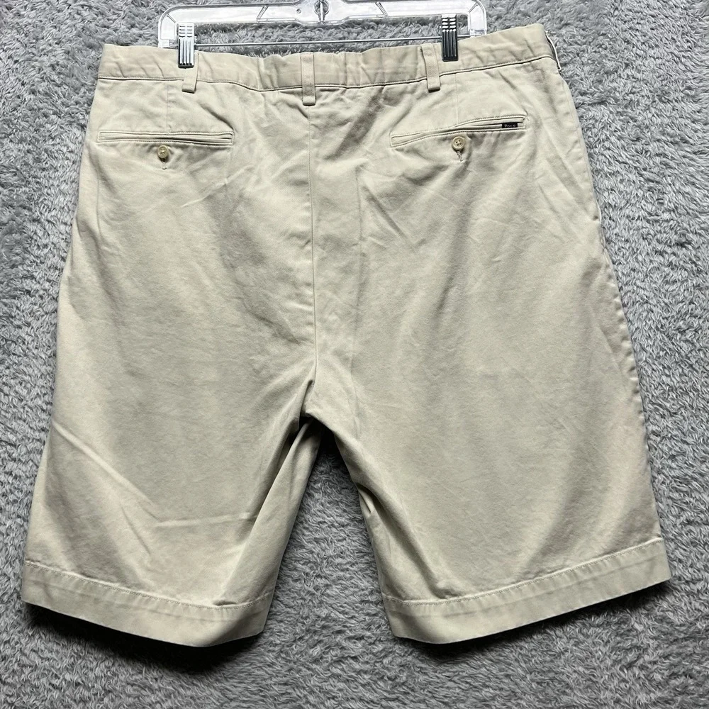 Polo Ralph‎ Lauren Chino Shorts Mens 38T Tall Khaki Outdoor Golf Preppy Casual